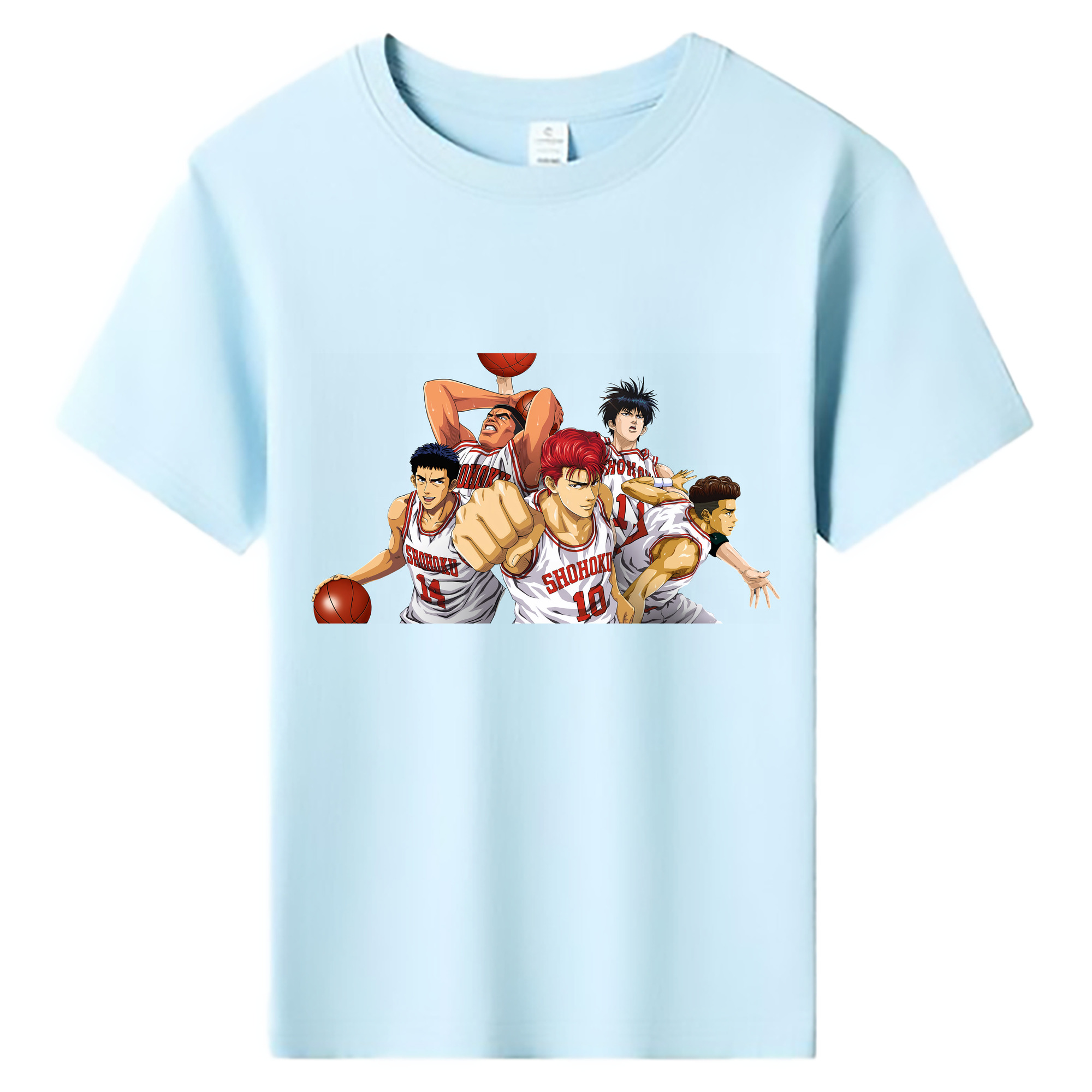 （画像用） SLAM DUNK／スラムダンク 綿100％キッズTシャツ（フロントプリント）